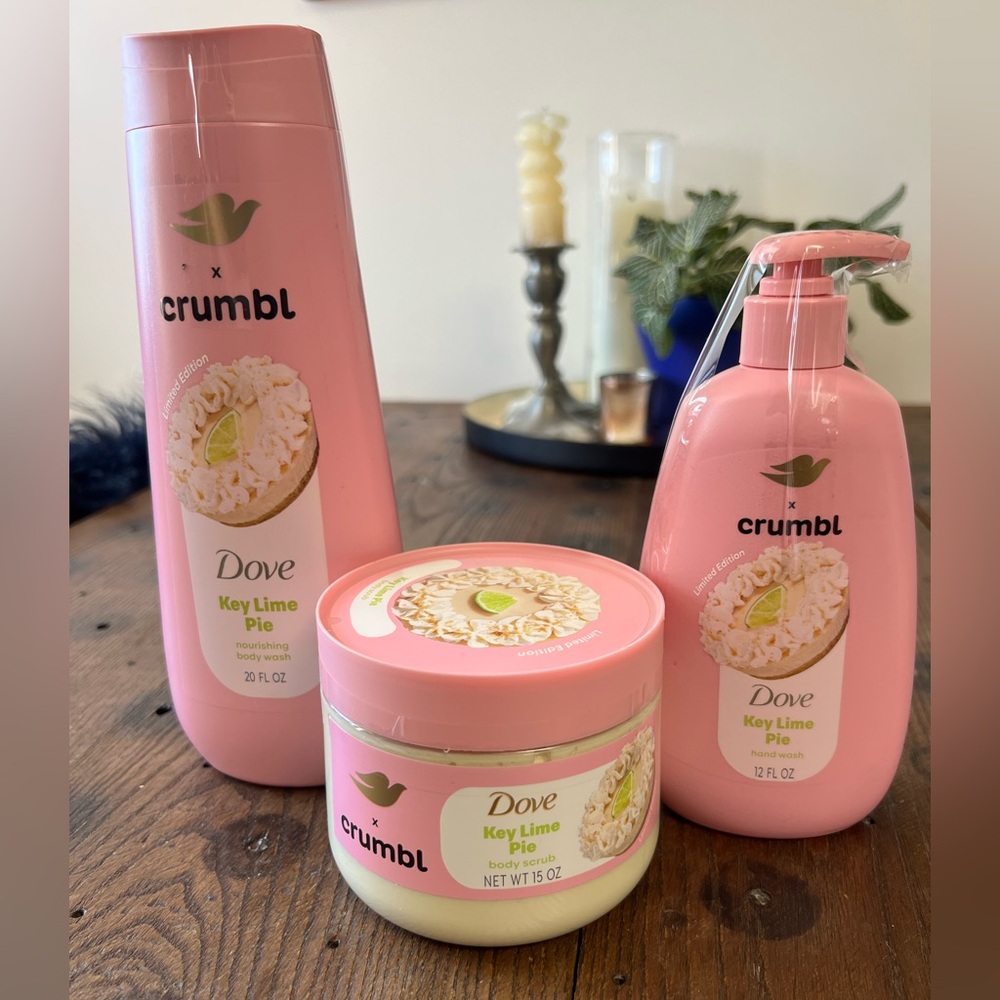 NWT - Dove x Crumbl Key Lime Pie Bath & Body Set